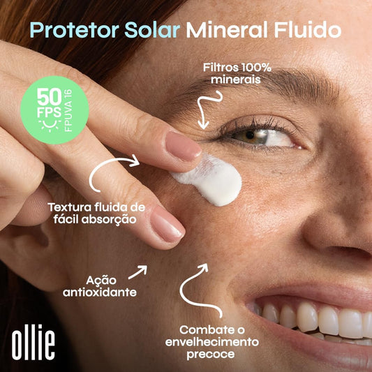Protetor Solar Mineral Fluído FPS 50 FPUVA 16